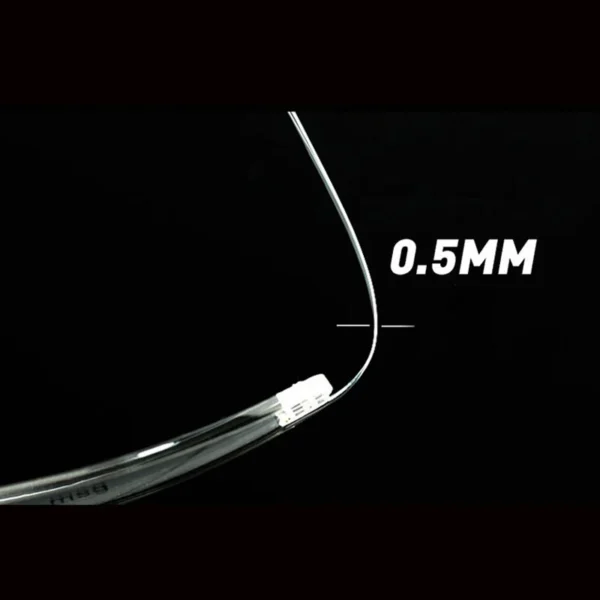 Meeshow Titanium alloy Myopia Rimless Women Men eyeglasses no screw reading glasses Flex prescription Optical Frame with case - Image 4