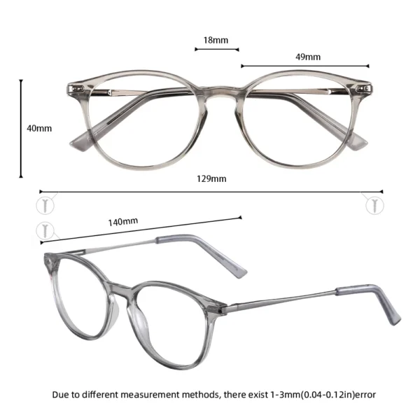 Meeshow Elegant Retro Multifocal Reading Glasses Europe Style Women Glasses Eyeglasses Lesebrillen +1.0 +1.5 +2.0 +2.5 +3.0 1932 - Image 4
