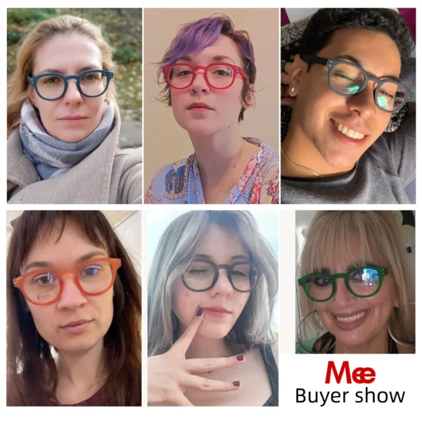 Meeshow New Jasper Mocha Reading Glasses Retro Europe Style Quality Men Women Eye Glasses With Flex Lesebrillen 1513 - Image 2