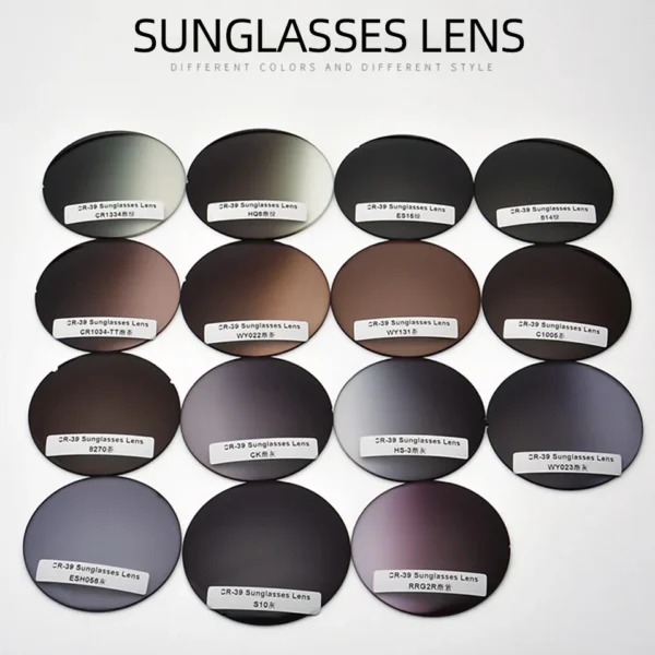 1.56 1.61 1.67(-0.50~-8.00)Tinted Dyeing Prescription CR-39 Resin Optical Glasses Lenses Myopia Hyperopia Mirror Sunglasses Len - Image 5