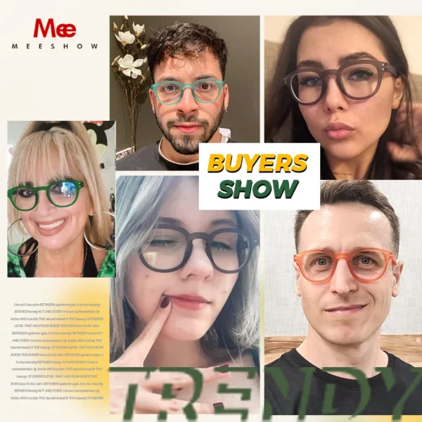 Meeshow New Jasper Mocha Reading Glasses Retro Europe Style Quality Men Women Eye Glasses With Flex Lesebrillen 1513 - Image 4