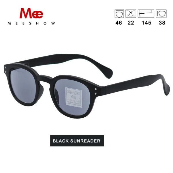 Meeshow Reading sunglasses Men Women Green Glass Lunettes De Lecture Solaires UV400 Sun Reader Summer Presbyopia glasses 1513 - Image 2