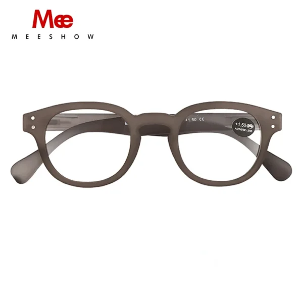 Meeshoow Quality stylish Glasses Retro Europe Classic Men Women EyeGlasses With Flex transparent Prescription Reader 1513