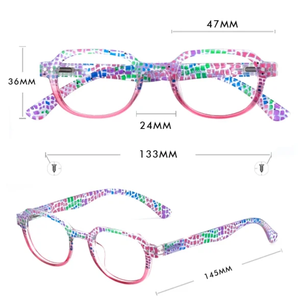 Meeshow New design Reading Glasses Women's Retro Glasses Frame Men Europe Stylish Brand eyeglasses Brazil Lesebrille 1740 - Image 3
