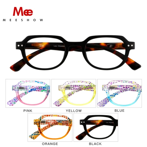 Meeshow New design Reading Glasses Women's Retro Glasses Frame Men Europe Stylish Brand eyeglasses Brazil Lesebrille 1740 - Image 4