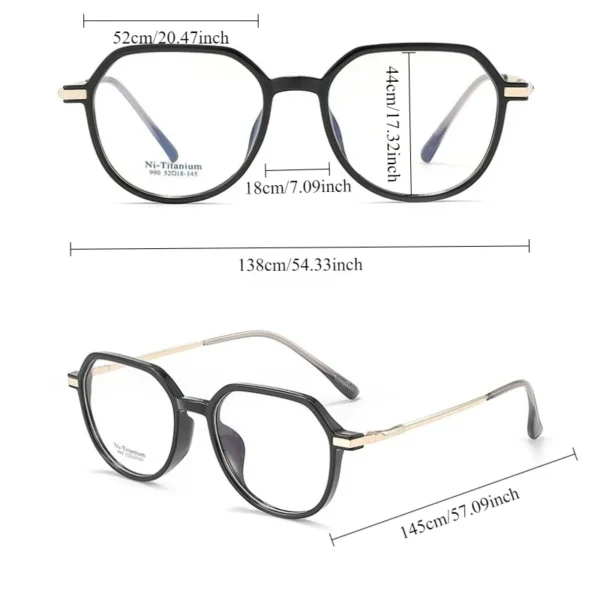 MEESHOW Retro High-end Brand Acetate Eyewear Pure Titanium Optical Prescription Eyeglasses Frame Men Women Reading glasses - Image 2
