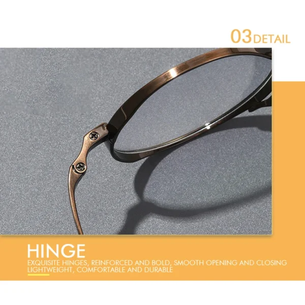 MEESHOW Brand Pure Titanium Women Glasses Frame Men Retro Round Prescription Eyeglasses Myopia 131mm Optical Hand Made 9818 - Image 3