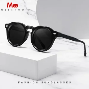 MEESHOW Diseñador Clásico Nueva Moda 2025 Lujo Vintage Logotipo Personalizado Gafas de Sol Ovaladas Retro Mujeres Hombres Gafas Solares