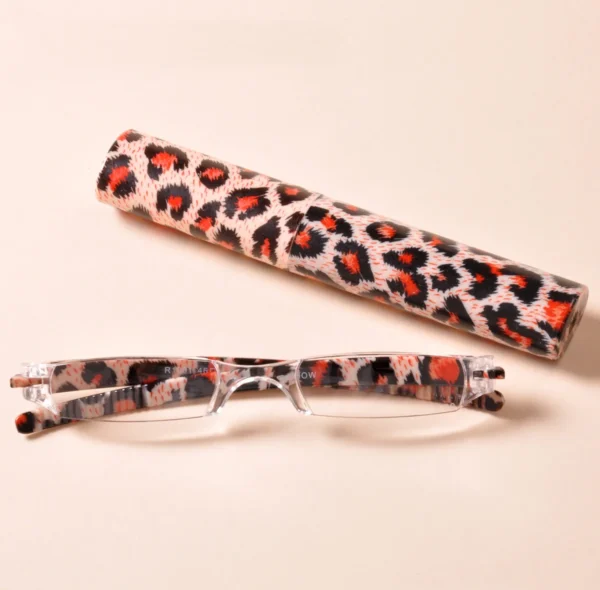 MEESHOW Reading Glasses Fashion Small Slim Portable Pen Men Women Rimless Lightweight GlassesMutlicolor R1001 - Image 6