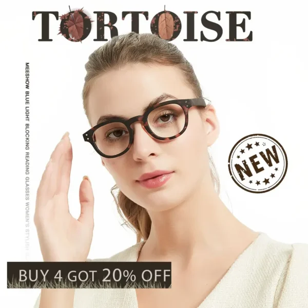 Meeshow Reading glasses Women's Lunettes Glasses Retro Europe Style Quality Men Women Eye Glasses Lesebrille Occhiali 1513 - Image 2