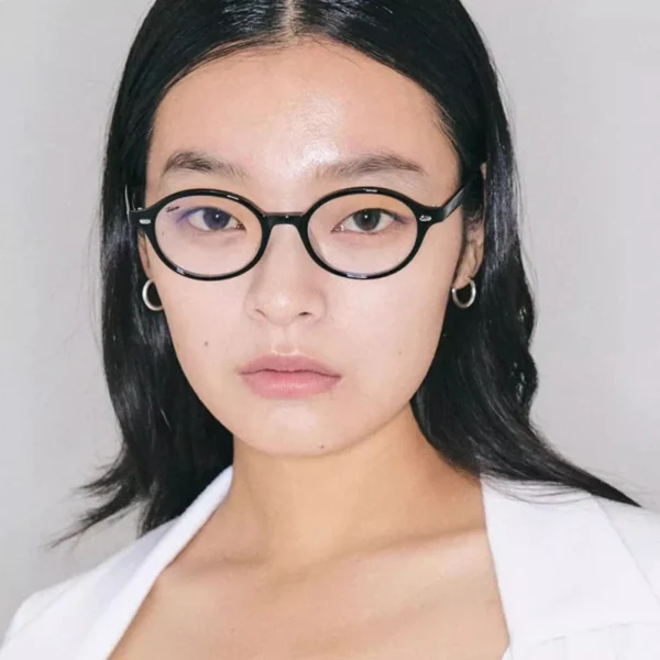 Meeshow Handmade Glasses Women's New Fashion Eyewear Tortoise Oval Optical Myopia Oculos Filter Blue Light Lenses Prescription - Image 3