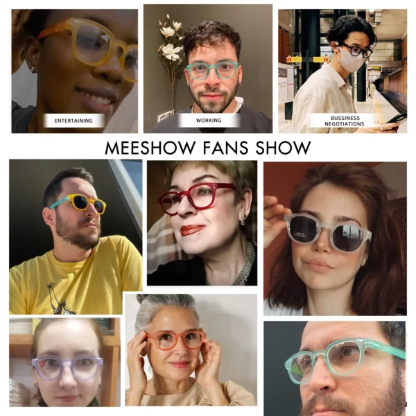 Meeshow Reading sunglasses Men Women Green Glass Lunettes De Lecture Solaires UV400 Sun Reader Summer Presbyopia glasses 1513 - Image 6