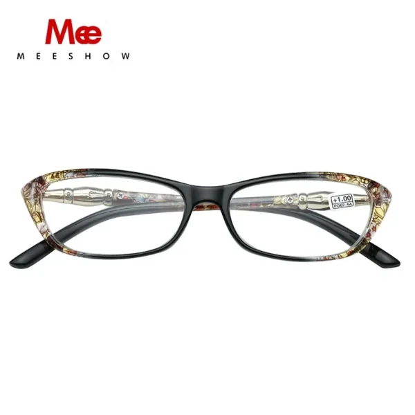 Messhow Reading Glasses Women's Glasses Metal Vintage Eyeglasses Cat Eye Bio Based Gafas De Lectura Presbyopia +1.75 1679