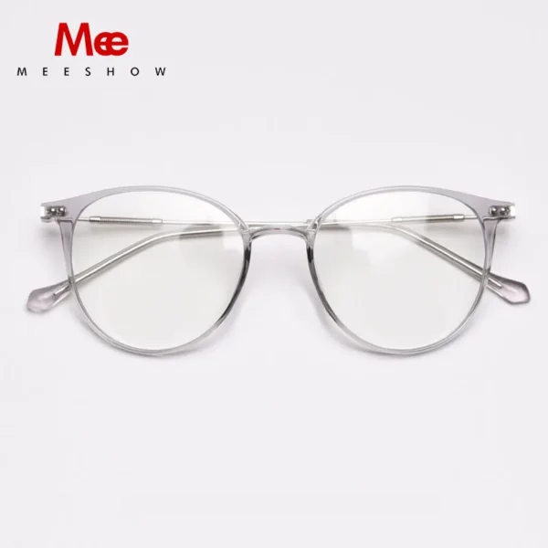 MEESHOW Round Eye Glasses Frame Women Ultralight Fashion Myopia Prescription Eyeglasses Frames TR90 Optical Glasses for Women - Image 2