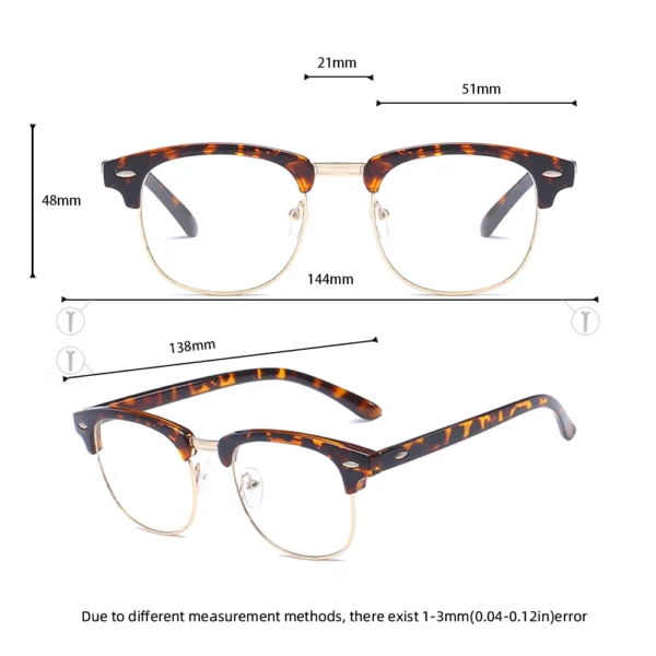 MEESHOW Reading Glasses Quality Club Street Men Women Reading Sunglasses With G15 Sunreader Lens +1.0 to +3.5 Sonnenbrillen 844 - Image 6