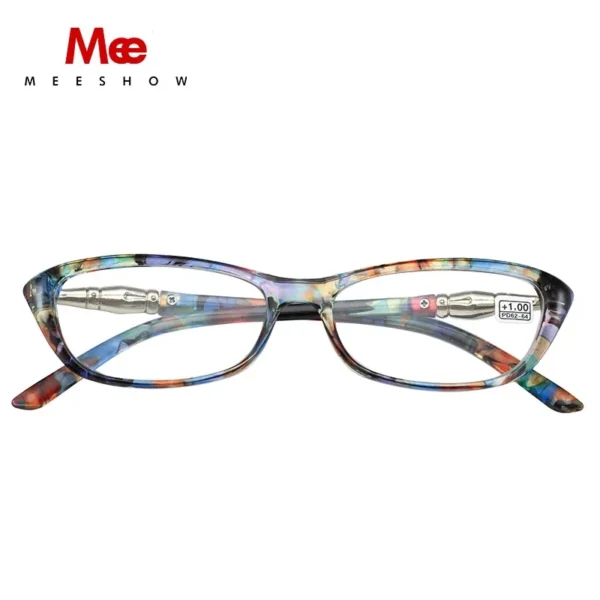 Messhow Reading Glasses Women's Glasses Metal Vintage Eyeglasses Cat Eye Bio Based Gafas De Lectura Presbyopia +1.75 1679 - Image 3