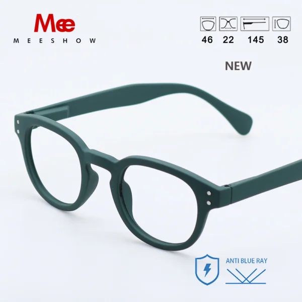 Meeshow New Jasper Mocha Reading Glasses Retro Europe Style Quality Men Women Eye Glasses With Flex Lesebrillen 1513 - Image 3