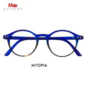Meeshow TR90 Óculos de prescrição Mulheres retro Miopia Ótica Lentes personalizadas Óculos de homem óculos de estilo Óculos de sol 1816