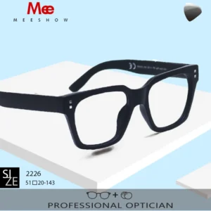Meeshow Photochromic Prescription Sun Glasses Retro Europe thick frame Men Women Outdoor big size sunglasses UV 400 Lenses 2226