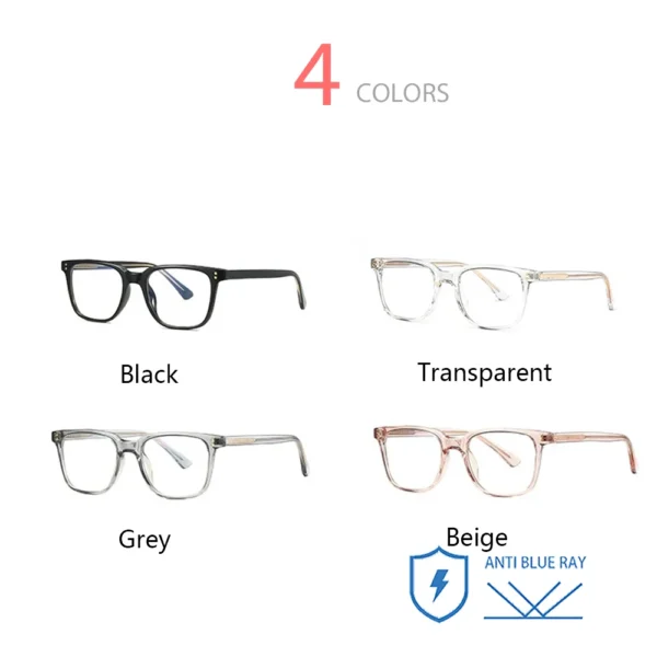 MEESHOW Design TR90 Glasses Frame Square Eyeglasses Luxury Prescription Glasses Frames Optical Eyewear 5117 - Image 6