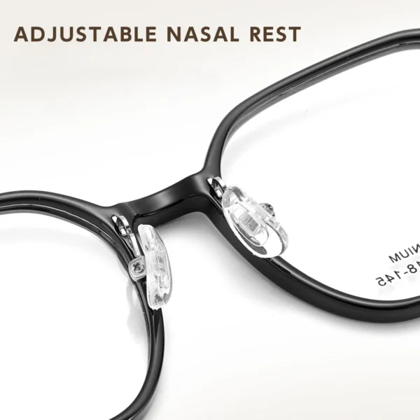MEESHOW Retro High-end Brand Acetate Eyewear Pure Titanium Optical Prescription Eyeglasses Frame Men Women Reading glasses - Image 5