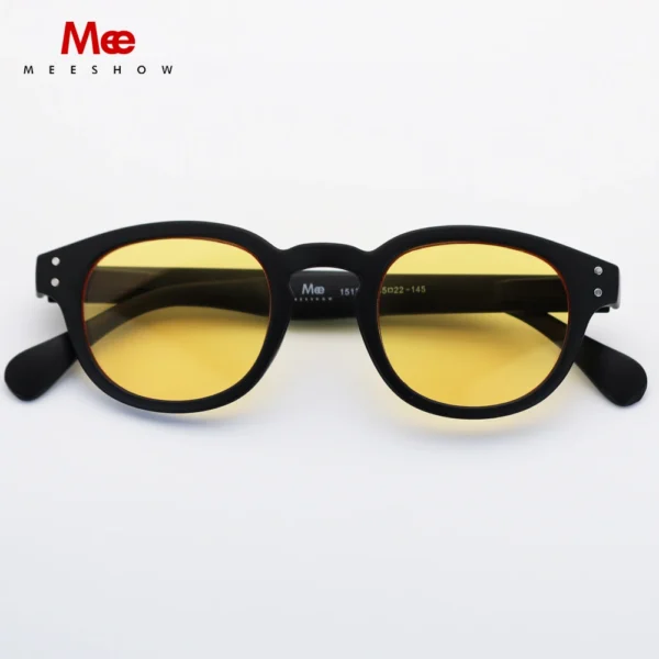 Meeshow Sunglasses Retro Lady Glasses Europe 2025 Quality Women's Sun Glasses Night Vision UV400 Protection Eyeglasses 1513 – Bild 3
