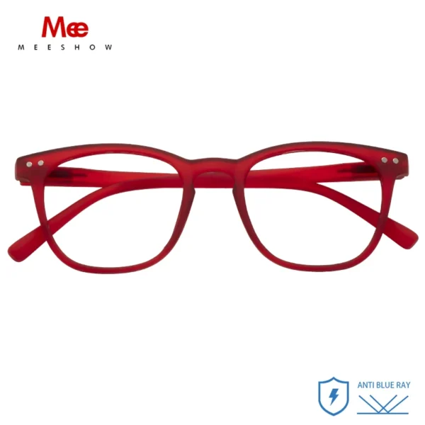 Meeshow Reading Glasses Women blue light blocking Square Eyeglasses Retro Europe Stylish Presbyopia Classic Eyewear 1765