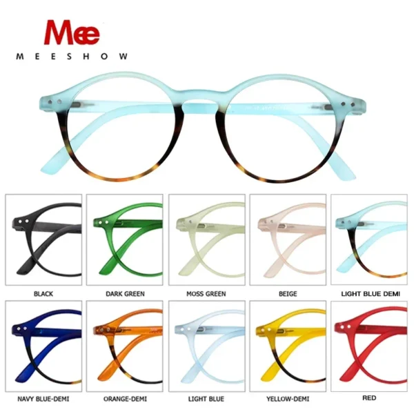 Meeshow Brand Reading Glasses Women Mens' Retro glasse 2022 new fashion Eye glasses Lesebrillen Europe Stylish readers Glasses – Bild 2