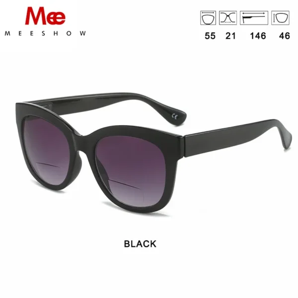 Meeshow Sun Reading glasses Trend Women Bifocal Glass Lunettes Chic Solaires UV400 Sun Reader French Presbyopia glasses 2227 – Bild 2