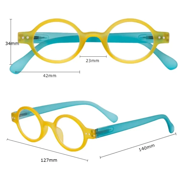 Meeshow Prescription Glasses Women Round Myopia Optical eyeglasses Frame Men's CR-39 Resin Aspheric Lenses Customized Glasses - Image 5