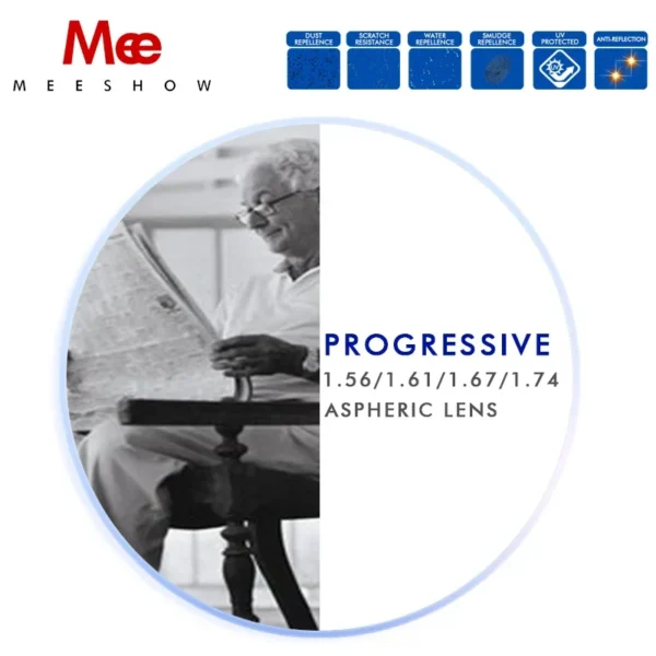 Meeshow Widest Field Progressive Lenses business-Series Digital Lenses Eyes Multifocal Optical Prescription Lens - Image 5