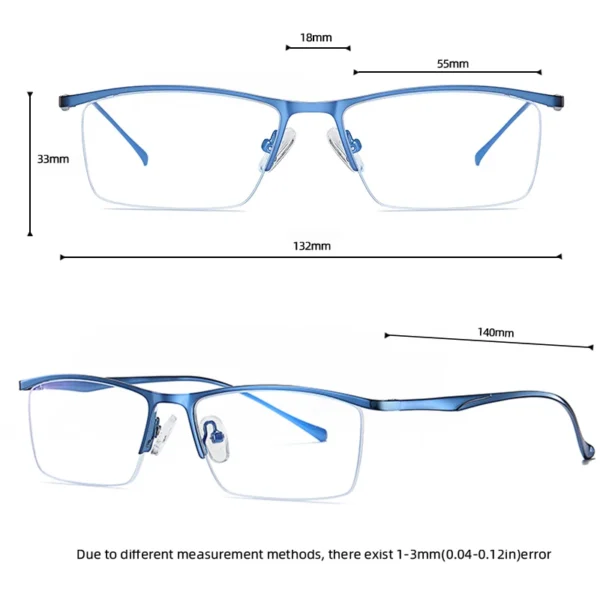 Meeshow Anti Blue Light Blocking Men's Reading Glasses CR-39 Resin Lens Glasses Women Mens eyeglasses diopter 1 - Image 4