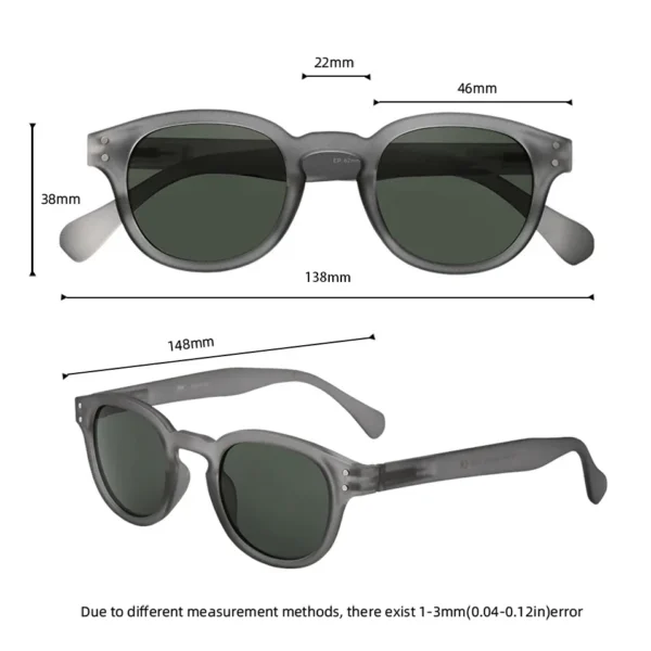 Meeshow Sunglasses Retro Men Glasses Europe NEW Quality Women's Sun Glasses G15 UV400 Protection Eyeglasses Sonnenbrillen 1513 - Image 2